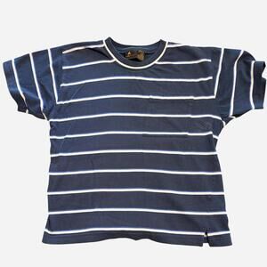 Vintage Lizsport Striped Tee – Late 80s / Early 90s